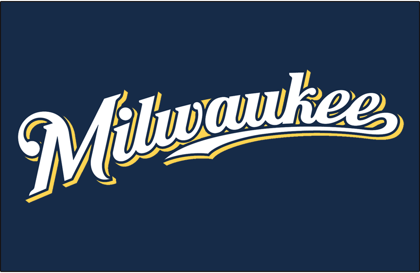 Milwaukee Brewers 2016-2019 Jersey Logo vinyl decal